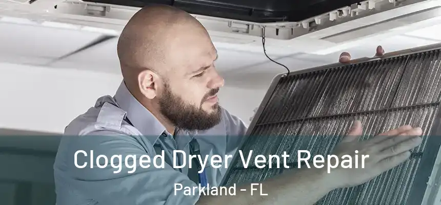 Clogged Dryer Vent Repair Parkland - FL