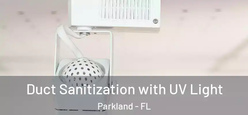 Duct Sanitization with UV Light Parkland - FL