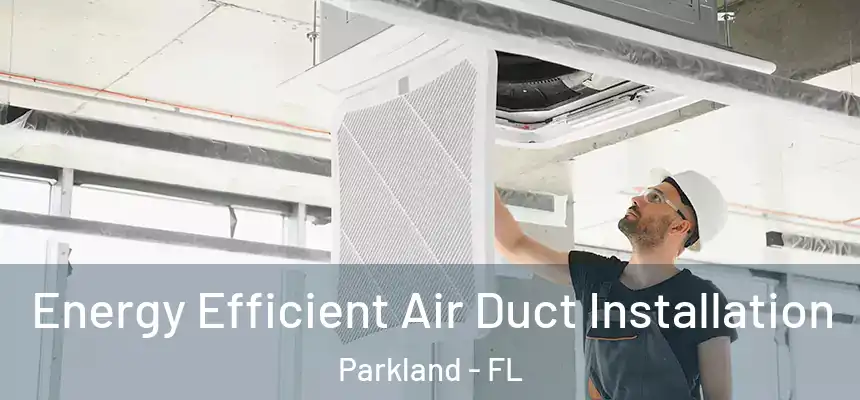 Energy Efficient Air Duct Installation Parkland - FL